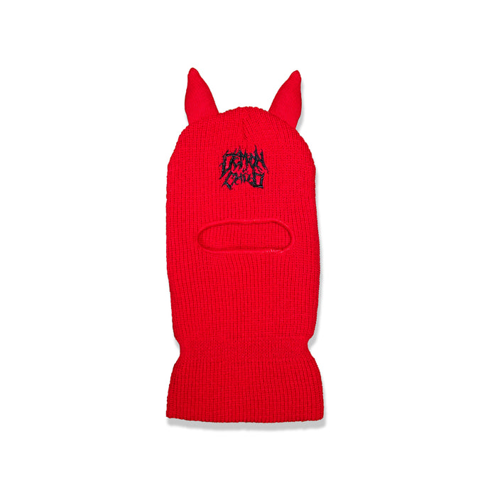 Red/Black Demon Ski Mask