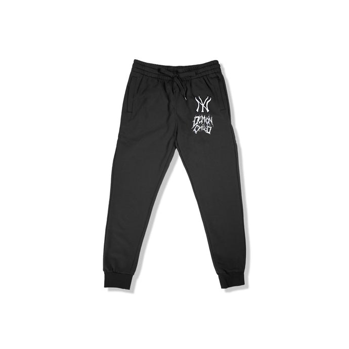 NY Logo Sweatpants – Demon Child Clothing Streetwear Joggers