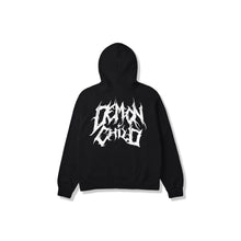 Load image into Gallery viewer, NY Skyline Hoodie Black – Demon Child Clothing Streetwear Graphic Hoodie