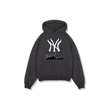 Load image into Gallery viewer, NY Skyline Hoodie Shadow – Demon Child Clothing Streetwear Graphic Hoodie