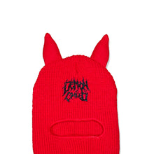 Load image into Gallery viewer, Red Demon Ski Mask made by Demon Child