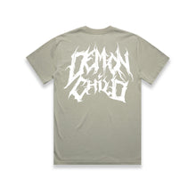 Load image into Gallery viewer, Faded Logo T-Shirt Sage |  Premium Graphic Tee - Demon Child Clothing