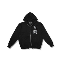 Load image into Gallery viewer, Statue of Liberty Zip-Up Hoodie Black – Demon Child Clothing Streetwear Zipper Hoodie