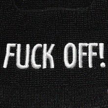 Load image into Gallery viewer, Black Demon Ski Mask with F OFF Embroidery – Streetwear Accessory