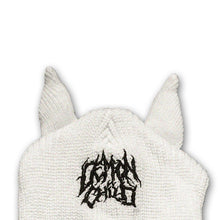 Load image into Gallery viewer, White Demon Ski Mask with F OFF Embroidery – Streetwear Accessory